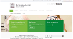 Desktop Screenshot of drshermaneyes.com